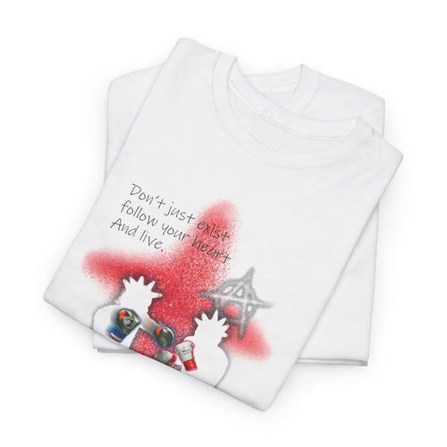 Boxing with The Red Cross White T-Shirt